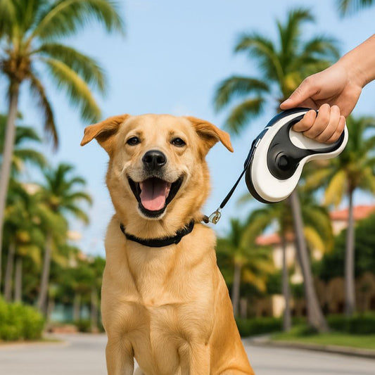 Automatic Retractable Leash for Household Pets